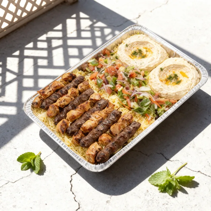 BBQ Tray from Gyro Republic