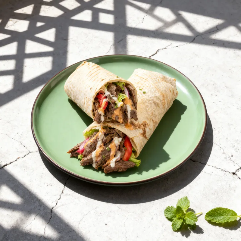 Gyro Republic Beef Wrap