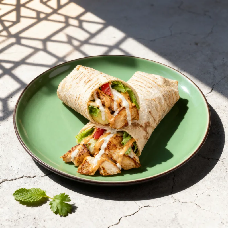Gyro Republic Chicken Shawarma Wrap