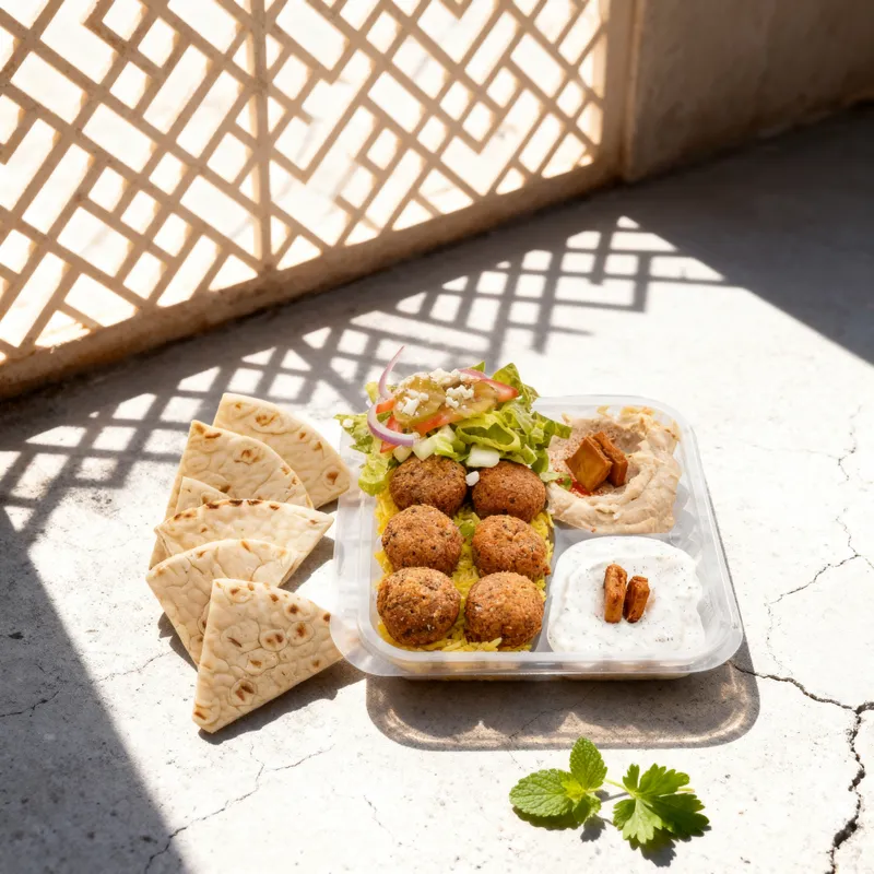 Gyro Republic Falafel Plate