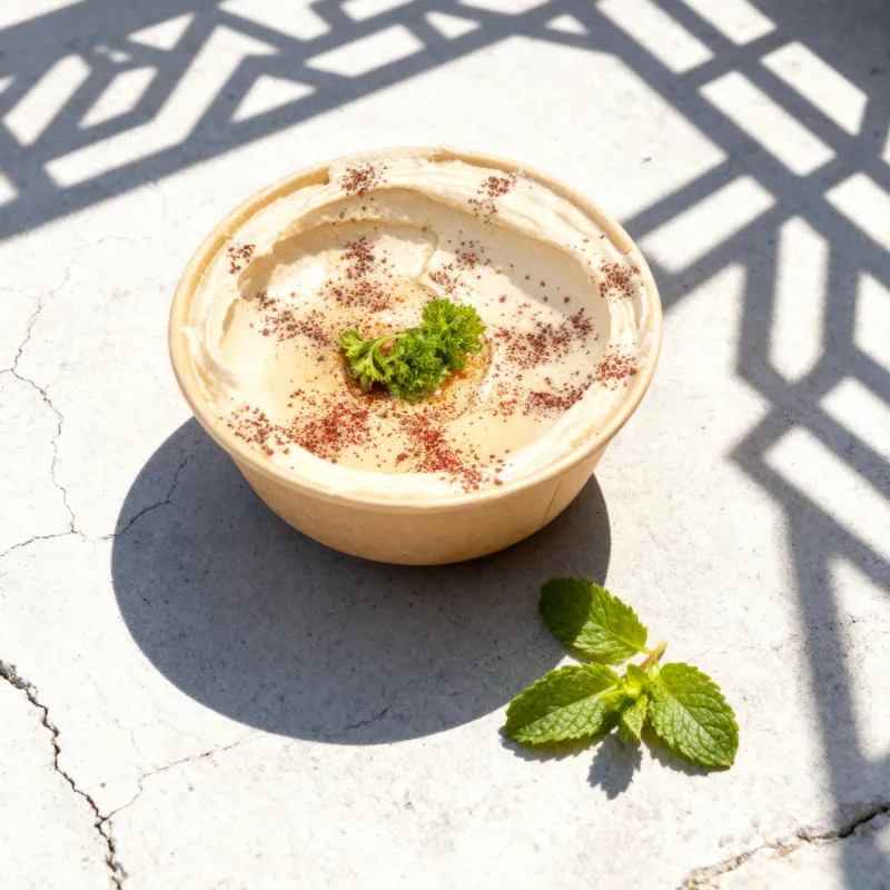 Gyro Republic Hummus Plate