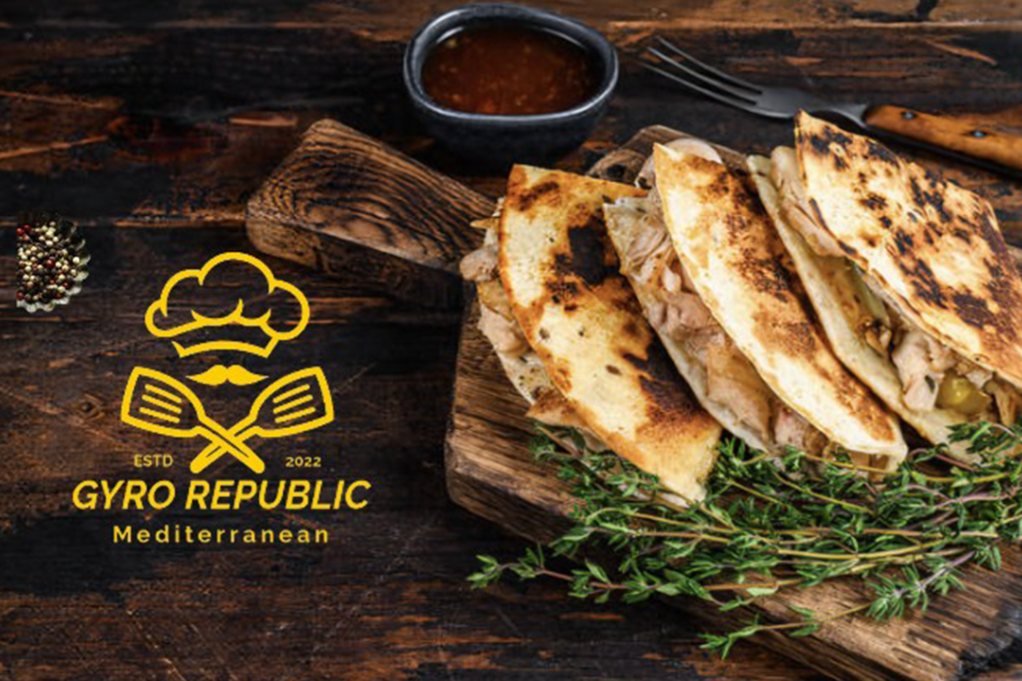 Chicken Shawarma Quesadilla