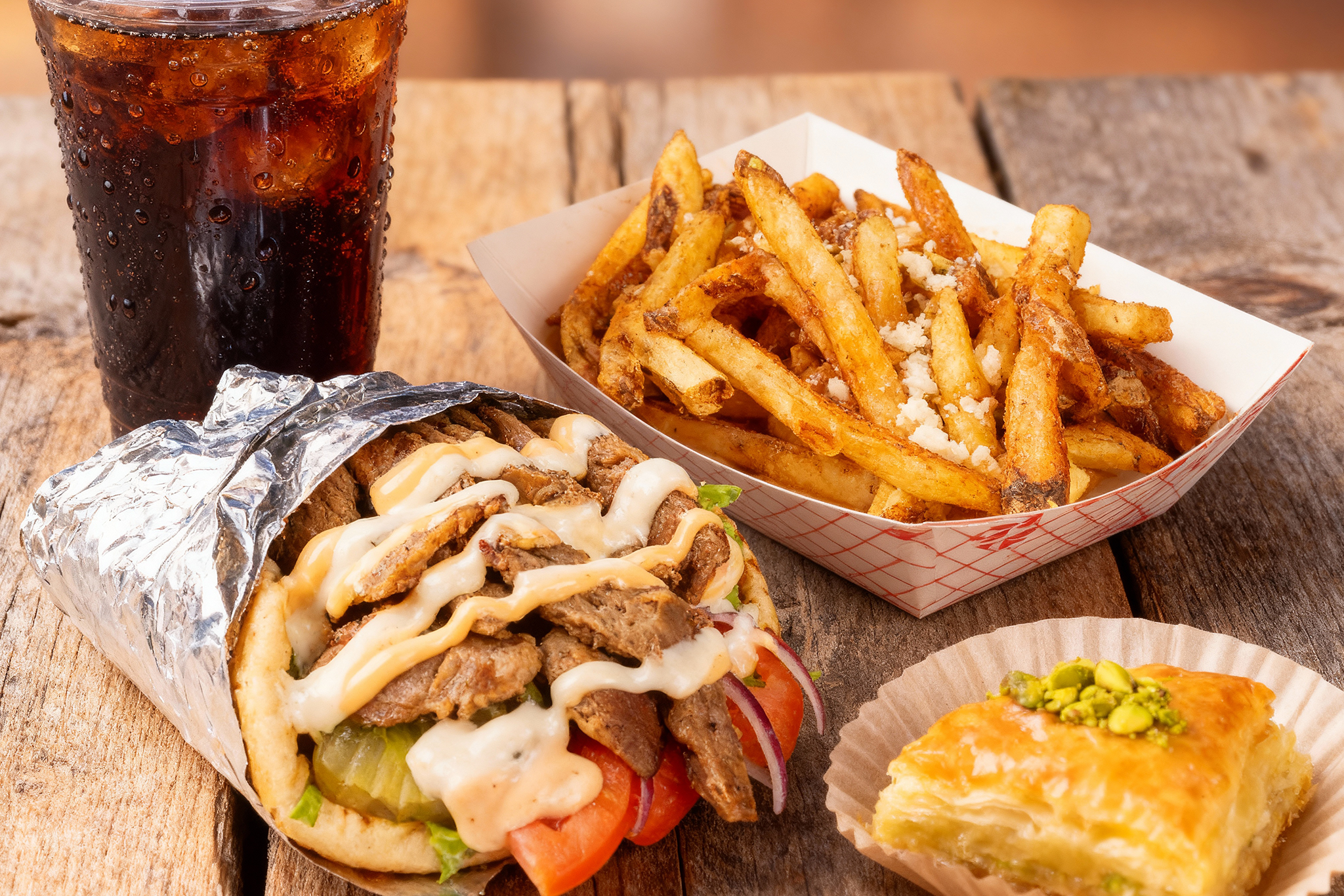 Gyro Combo with Baklava