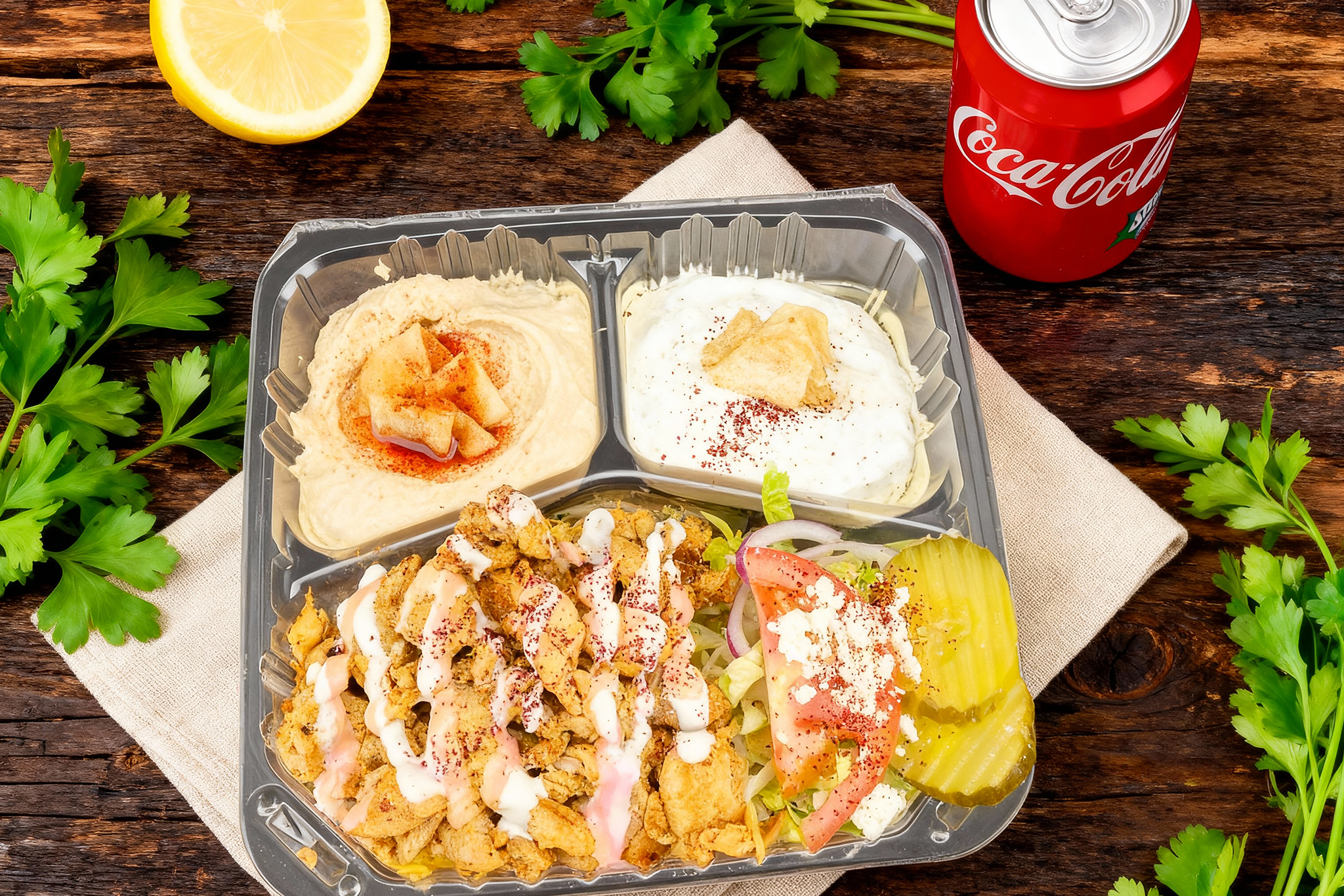 Plate with Drink Combo