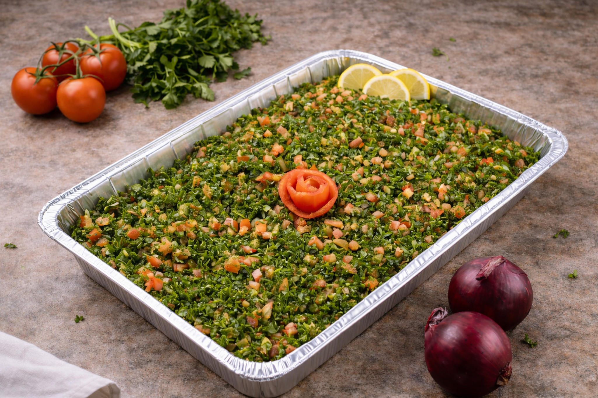 Tabouli tray